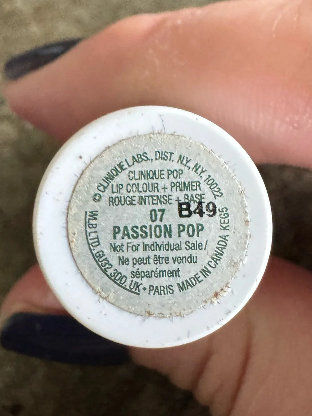 Clinique Lip Color Rouge Red Passion Pop 07